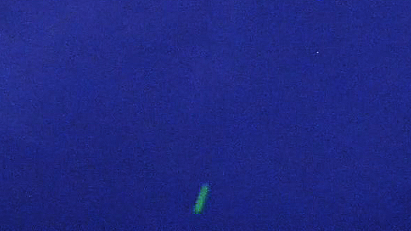 Green Sphere UFO 6-20-2013 enhanced